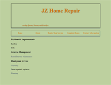 Tablet Screenshot of jzhomerepair.com